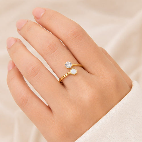 Dual Stone Ring