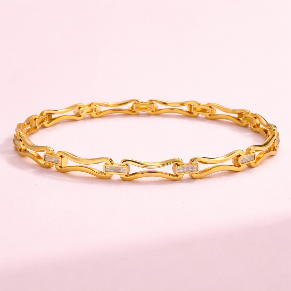 Designer Gold Bangle