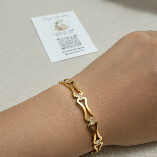Designer Gold Bangle