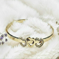 Triple Heart Bangle