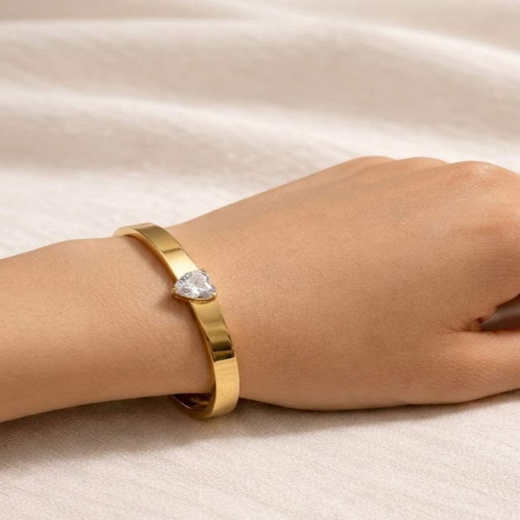 Minimal Crystal Bangle