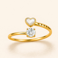 Heart Crystal Ring